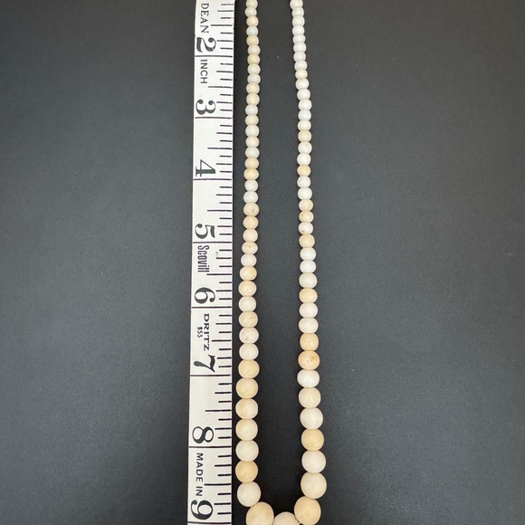 Vintage Ivory Beaded Necklace - Picture 7 of 7